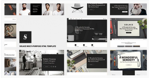 Solace | Highly Flexible Component Based HTML5 Template solace highly flexible component based html template