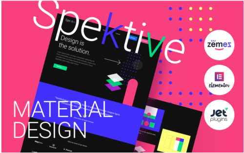 Spektive – Legible And Neat Material Design WordPress Theme spektive legible and neat material design wordpress theme