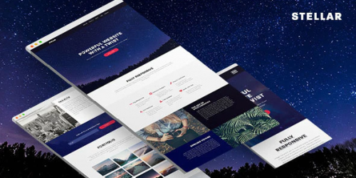 Stellar – Responsive Muse Template for Creatives & Agencies
