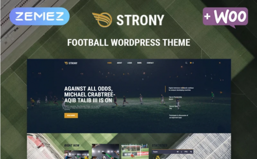 Strony – Sport Classic Elementor WordPress Theme strony sport classic elementor wordpress theme