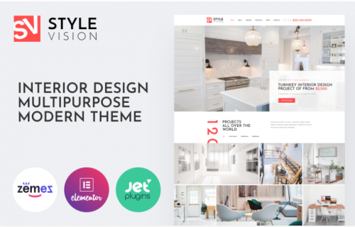 Style Vision – Interior Design Multipurpose Modern Elementor WordPress Theme style vision interior design multipurpose modern elementor wordpress theme