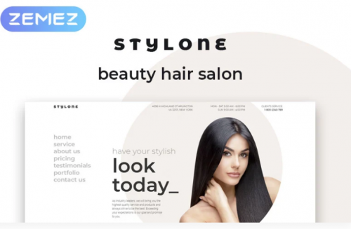 Stylone – Beauty Hair Salon Elementor WordPress Theme stylone beauty hair salon elementor wordpress theme