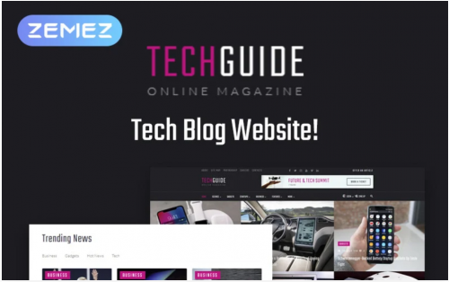 Techguide – Tech Blog Elementor WordPress Theme techguide tech blog elementor wordpress theme