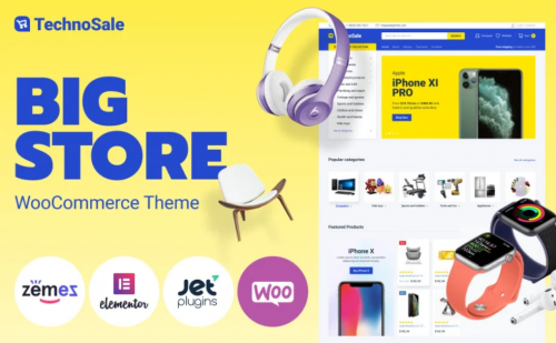 TechnoSale – Modern Online ECommerce Grocery Store WooCommerce Theme technosale modern online ecommerce grocery store woocommerce theme