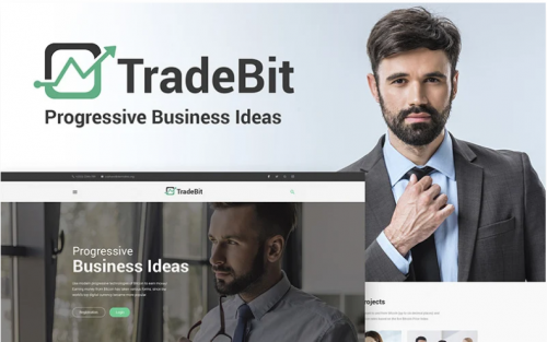 TradeBit – Bitcoin-Trading WordPress Theme tradebit bitcoin trading wordpress theme