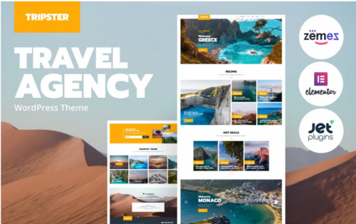 Tripster – Travel Agency Modern Elementor WordPress Theme tripster travel agency modern elementor wordpress theme