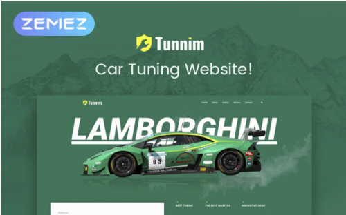 Tunnim – Car Tuning Elementor WordPress Theme tunnim car tuning elementor wordpress theme