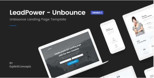 Unbounce Landing Page Template – LeadPower