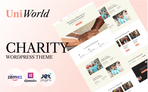 UniWorld – Donations Charity WordPress Theme