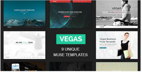 Vegas – Multipurpose One Page Muse Templates