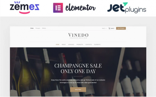 Vinedo – Vinery Elementor WooCommerce Theme vinedo vinery elementor woocommerce theme