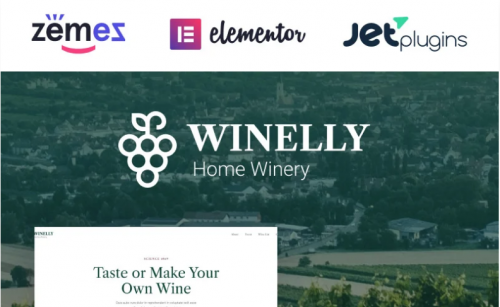 Winelly – Wine Tasting Theme with Elementor WordPress Theme
