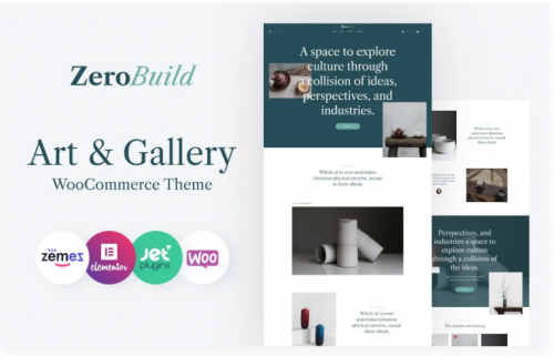 ZeroBuild – WooCommerce Art Gallery Theme That Boosts Your Shop