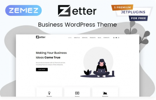 Zetter – Business Multipurpose Black&White Elementor WordPress Theme zetter business multipurpose blackwhite elementor wordpress theme