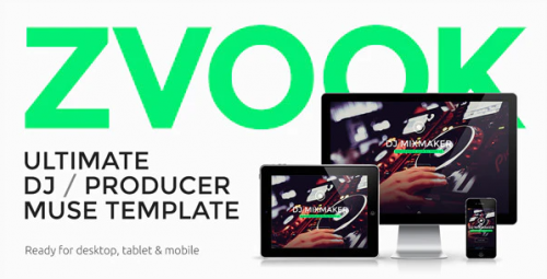 Zvook – Ultimate DJ / Producer / Artist Personal Site Muse Template