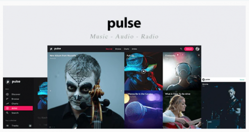 pulse – Music, Audio, Radio Template pulse music audio radio template