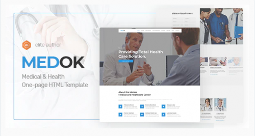 Medoc – Medical & Health One Page Template