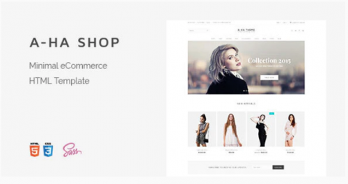 A-ha Shop | Minimal Elegant eCommerce HTML Template a ha shop minimal elegant ecommerce html template