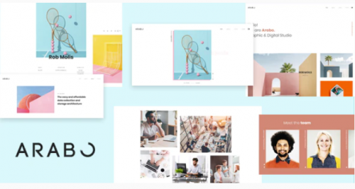Arabo – Creative Portfolio Template arabo creative portfolio template