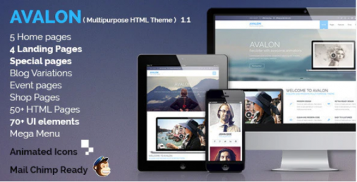 Avalon – Commerce Multipurpose HTML Theme avalon commerce multipurpose html theme