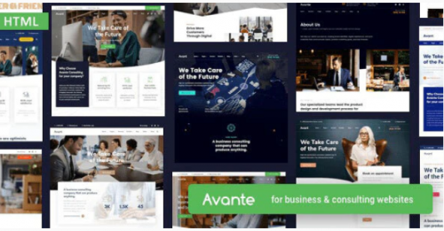 Avante – Business HTML Template avante business html template