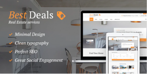 Best Deals – A Modern Property Sales & Rental WordPress Theme best deals a modern property sales rental wordpress theme