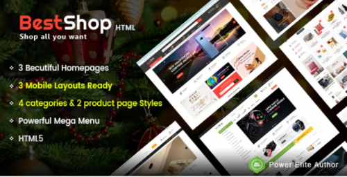 BestShop – Top MultiPurpose HTML Template With Mobile Layouts bestshop top multipurpose html template with mobile layouts