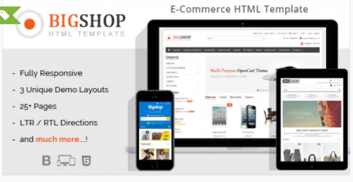 Bigshop – eCommerce HTML Template bigshop ecommerce html template