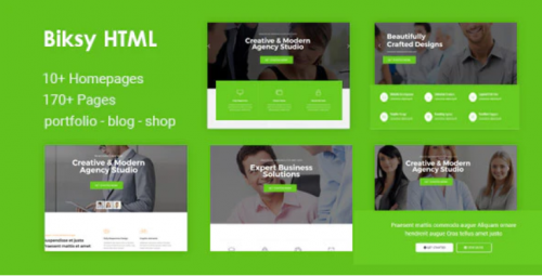 Biksy | Business HTML5 Template biksy business html template