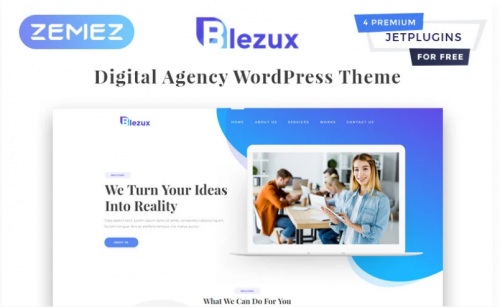 Blezux – Digital Multipurpose Modern Elementor WordPress Theme blezux digital multipurpose modern elementor wordpress theme