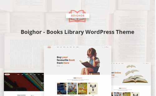 Boighor – Books Library WooCommerce Theme boighor books library woocommerce theme