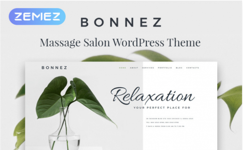 Bonnez – Massage Salon Ready-to-Use Minimal Elementor WordPress Theme bonnez massage salon ready to use minimal elementor wordpress theme