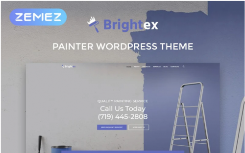 Brightex – Painting Services Multipurpose Classic Elementor WordPress Theme brightex painting services multipurpose classic elementor wordpress theme