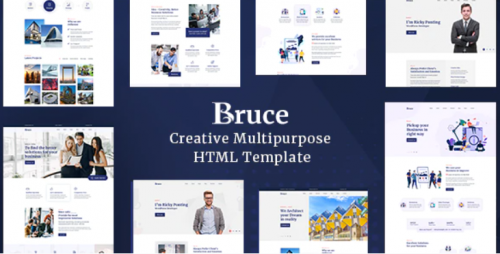 Bruce – Creative Multipurpose HTML Template bruce creative multipurpose html template