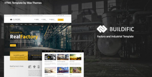 Buildific – Factory and Industrial HTML Template buildific factory and industrial html template