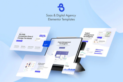 Burto – Saas & Digital Agency Elementor Template Kit burto saas digital agency elementor template kit