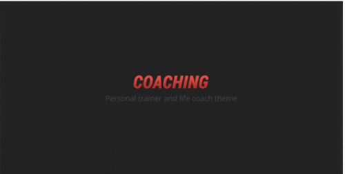 COACHING – Personal Trainer Template coaching personal trainer template