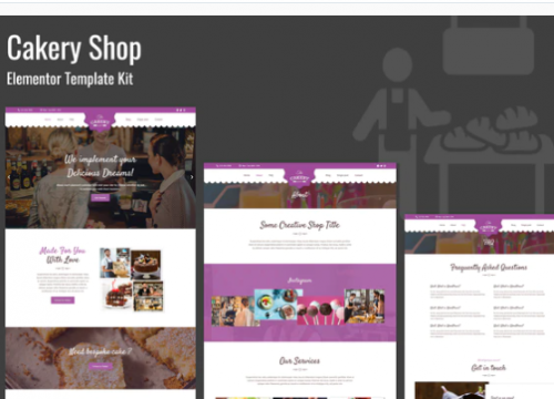 Cakeryshop – Bakery Business Template Kit cakeryshop bakery business template kit
