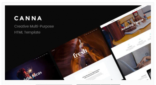 Canna – Creative Multi-Purpose HTML Template canna – creative multi purpose html template