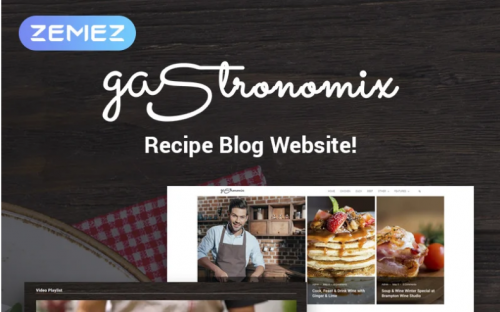 Gastronomix – Restaurant Elementor WordPress Theme capture