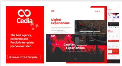 Cedia – Creative Agency, Corporate and Portfolio Multi-purpose Template cedia creative agency corporate and portfolio multi purpose template