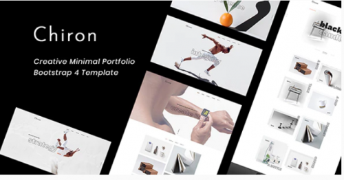 Chiron – Creative Minimal Bootstrap 4 Portfolio Template chiron creative minimal bootstrap portfolio template