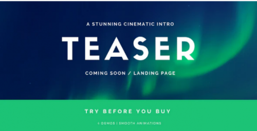 Coming Soon Template | Landing Page | Stomp – Cinematic Intro coming soon template landing page stomp cinematic intro