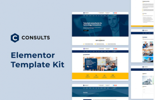 Consults – Business Elementor Template Kit consults business elementor template kit