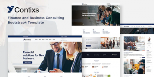 Contixs – Business Consulting HTML Template contixs business consulting html template