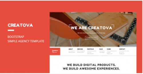 Creatova – Bootstrap Agency Template creatova bootstrap agency template