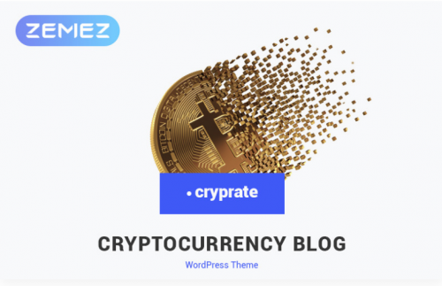 Cryprate – Cryptocurrency Blog Elementor WordPress Theme cryprate cryptocurrency blog elementor wordpress theme
