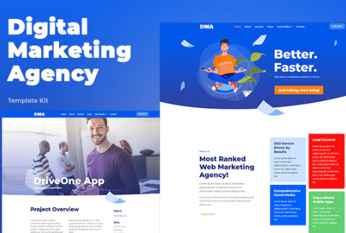 DMA – Digital Marketing Agency Template Kit dma digital marketing agency template kit