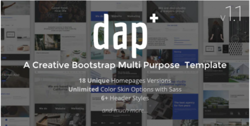 Dap – Creative MultiPurpose HTML Template dap creative multipurpose html template