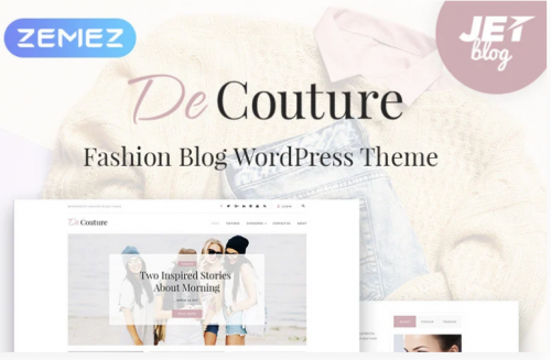 De Couture – Fancy Fashion & Beauty Blog WordPress Theme de couture fancy fashion beauty blog wordpress theme